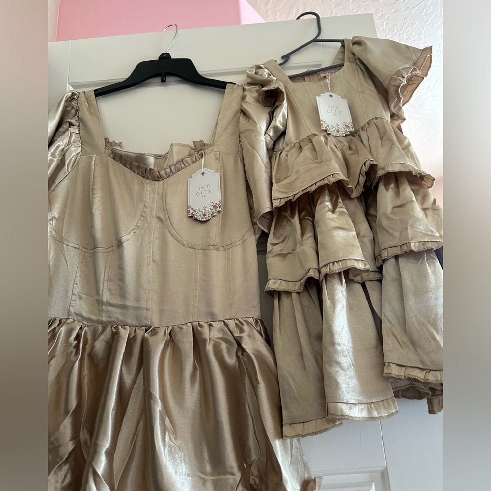 Ivy City Co- Mommy and me dresses - M & 2T- brand new